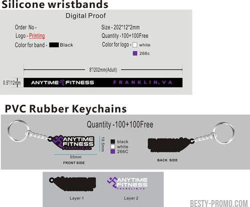 03-Custom Rubber Keychains+Silicone Wristbands-Reorder NBP2586