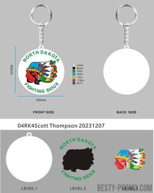 CUSTOM RUBBER KEYCHAINS - 04RK4Scott Thompson 20231207