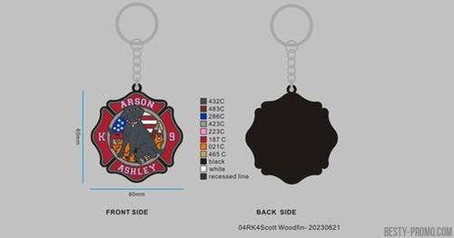 CUSTOM RUBBER KEYCHAINS - 04RK4Scott Woodfin- 20230621