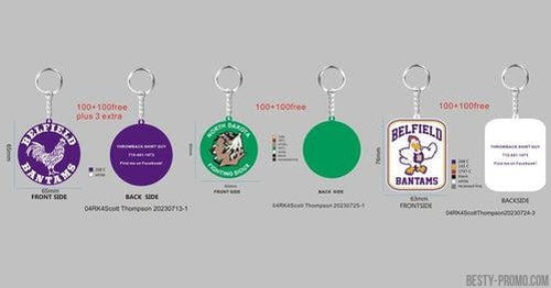 CUSTOM RUBBER KEYCHAINS - 04RK4Scott Thompson 20230724