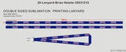 CUSTOM DYE SUBLIMATION LANYARDS-20Brian Hetzler