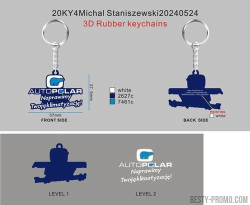 CUSTOM RUBBER KEYCHAINS - 20KY4Michal Staniszewski