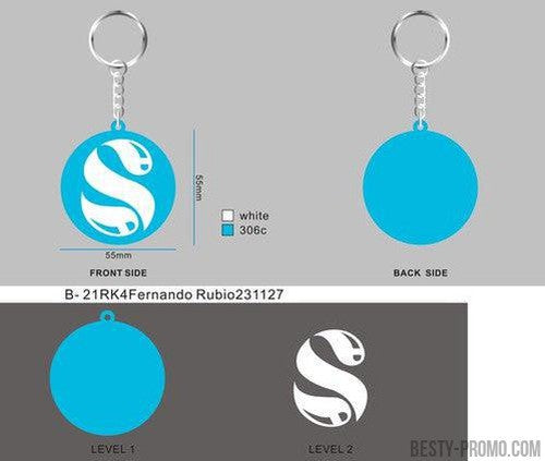 CUSTOM RUBBER KEYCHAIN-21RK4Fernando Rubio