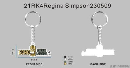 CUSTOM RUBBER KEYCHAIN-21RK4Regina Simpson230509