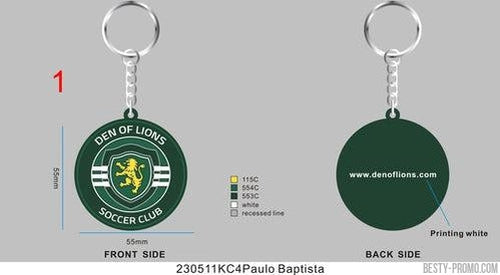 CUSTOM 3D DIE CUT RUBBER KEYCHAINS - 230511KC4Paulo Baptista10