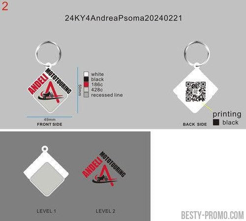 CUSTOM RUBBER KEYCHAINS - 24KY4AndreaPsoma20240221