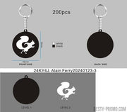 CUSTOM RUBBER KEYCHAINS - 24KY4J. Alain Ferry20240123