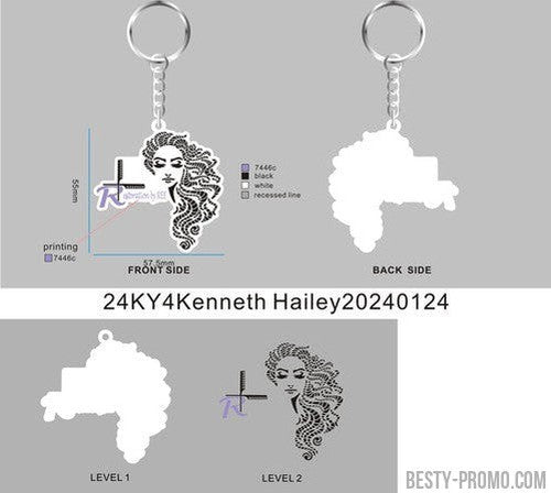 CUSTOM RUBBER KEYCHAINS - 24KY4Kenneth Hailey20240124