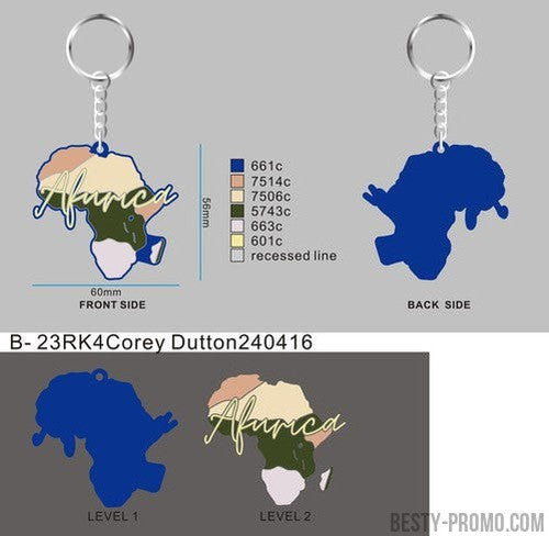 CUSTOM RUBBER KEYCHAIN- 23RK4Corey Dutton240416-1