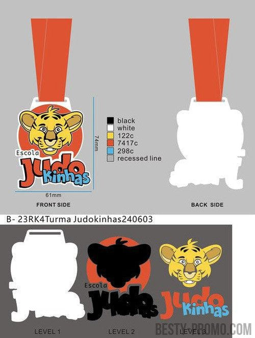 CUSTOM RUBBER KEYCHAIN-23RK4Turma Judokinhas240603