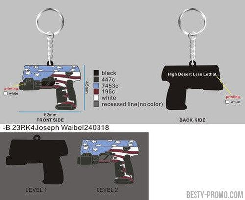 CUSTOM RUBBER KEYCHAIN-23RK4Joseph Waibel240318