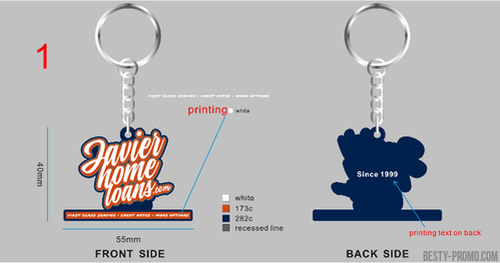 CUSTOM RUBBER KEYCHAIN-21RK4Javier Jurado