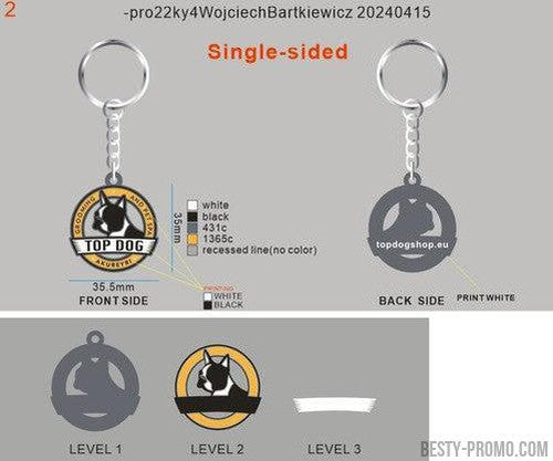 3D Rubber Keychain -pro22ky4WojciechBartkiewicz