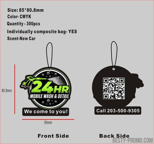 Custom air fresheners-reorder NBP1688