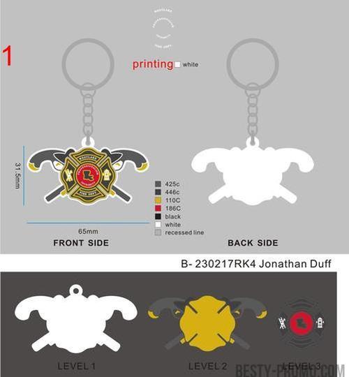 CUSTOM RUBBER KEYCHAIN 21-Reorder NBP1773