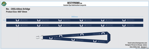 CUSTOM LANYARD/WOVEN KEYCHAINS-20OT4ALEXI ARLIDGE250729
