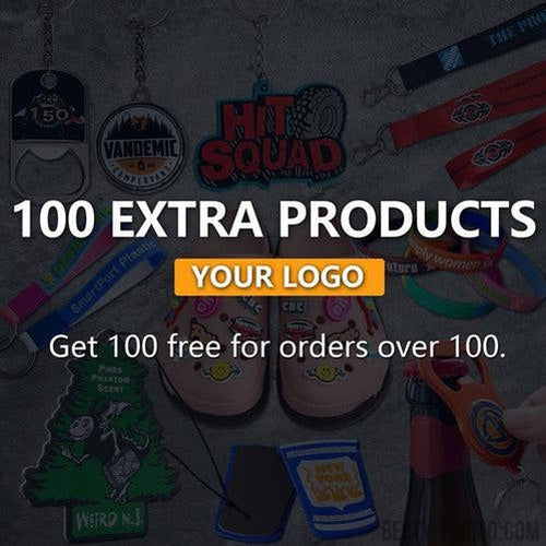 100 EXTRA PRODUCTS - YOUR LOGO