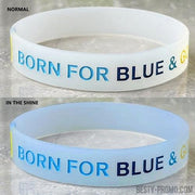 Custom UV Silicone Wristbands - 1/2 Inch