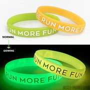 Custom Glow-in-the-dark Wristbands - 1/2 Inch