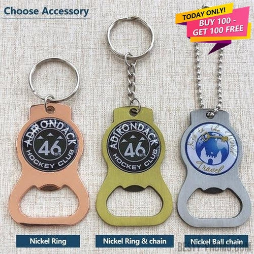 Zinc alloy Bottle Opener Keychains