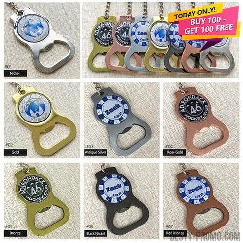 Zinc alloy Bottle Opener Keychains